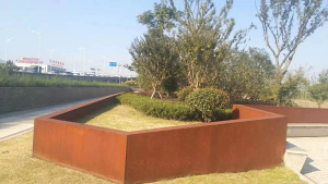 黄岛耐候钢挡土墙